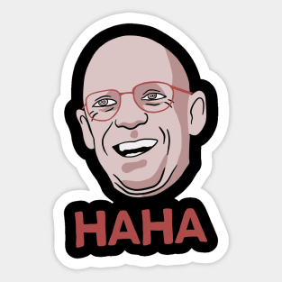 Foucault Haha - Funny French Philosophy Meme Sticker